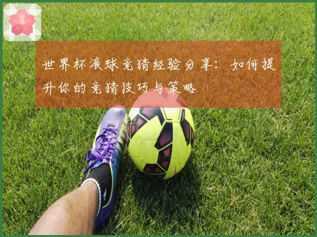 世界杯滚球竞猜经验分享：如何提升你的竞猜技巧与策略